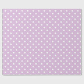 Papier Cadeau Pointillé violet (Plat)