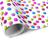 Papier Cadeau Points amusants (Coin rond)