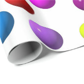 Papier Cadeau Points amusants (Coin rond)