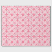 Papier Cadeau Points atomiques Motif moyen rétro du milieu du si (Plat)