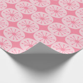 Papier Cadeau Points atomiques Motif moyen rétro du milieu du si (Coin)