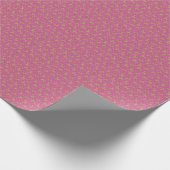 Papier Cadeau Points blancs creux rose (Coin)