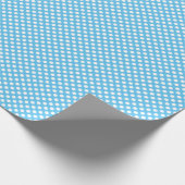 Papier Cadeau Points blancs et bleus (Coin)