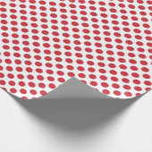 Papier Cadeau Points blancs et rouges (Coin)