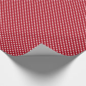 Papier Cadeau Points blancs sur fond rouge (Coin)