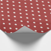 Papier Cadeau Points blancs sur le rouge (Coin)