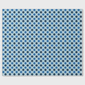Papier Cadeau Points bleus (Plat)
