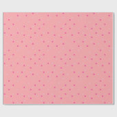 Papier Cadeau Points carissma rose pastel (Plat)