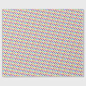 Papier Cadeau Points Colorés (Plat)
