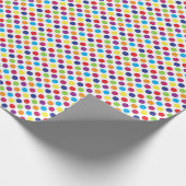 Papier Cadeau Points Colorés (Coin)
