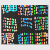Papier Cadeau Points colorés (Plat)