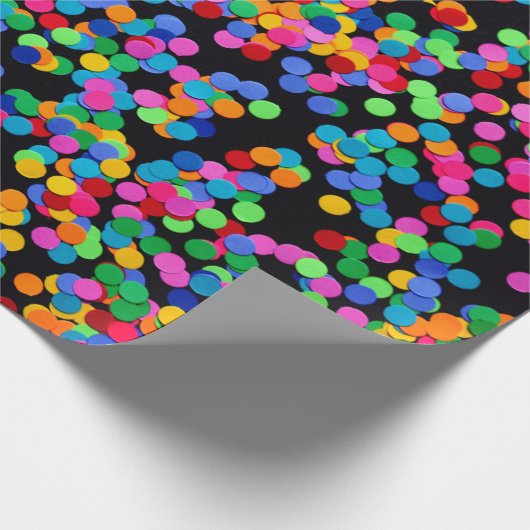 Papier Cadeau Points colorés  (Coin)