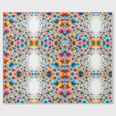 Papier Cadeau Points colorés Abstraits (Plat)