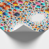 Papier Cadeau Points colorés Abstraits (Coin)