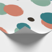 Papier Cadeau Points colorés esthétiques (Coin)