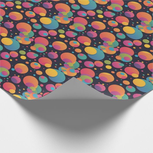 Papier Cadeau Points colorés géants (Coin)