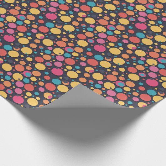 Papier Cadeau Points colorés géants (Coin)