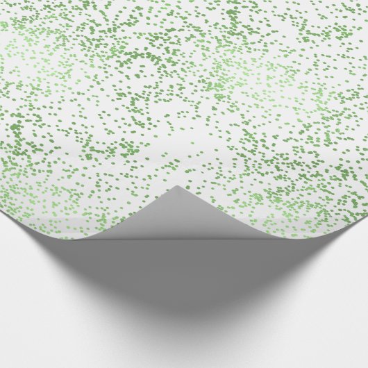 Papier Cadeau Points Confetti de menthe (Coin)