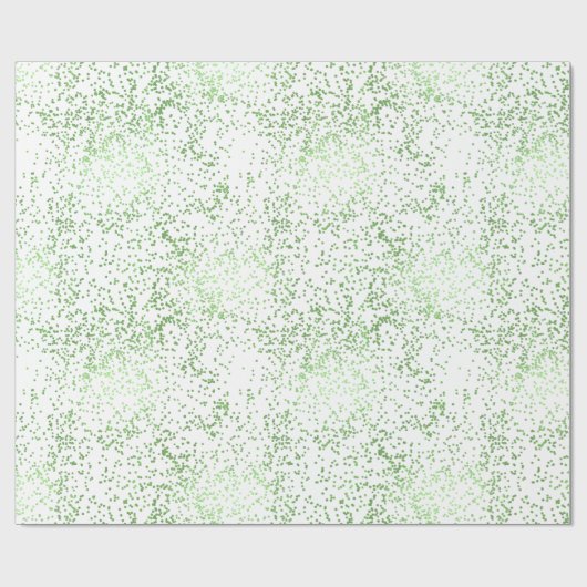 Papier Cadeau Points Confetti de menthe (Plat)