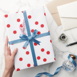 Papier Cadeau Points d'anniversaire classiques