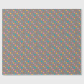 Papier Cadeau Points d'aquarelle multicolores 3 (Plat)