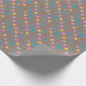 Papier Cadeau Points d'aquarelle multicolores 3 (Coin)