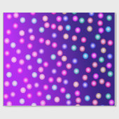 Papier Cadeau Points de couleur 2 Papier à envelopper (Plat)