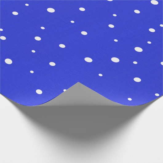 Papier Cadeau Points de neige (Coin)