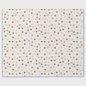 Papier Cadeau Points de Noël (Plat)