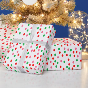 Papier Cadeau Points de Noël