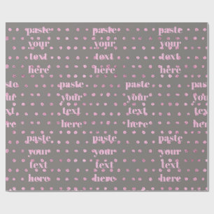 Papier Cadeau Points de paillettes de luxe