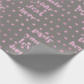 Papier Cadeau Points de paillettes de luxe (Coin)