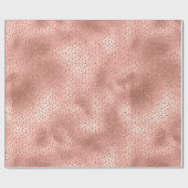 Papier Cadeau Points de Parties scintillant rose en verre rose o (Plat)