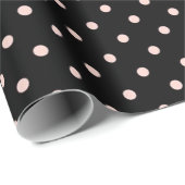 Papier Cadeau Points de polka (Coin rond)