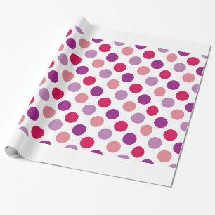 Papier Cadeau Points de polka d'été