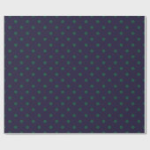 Papier Cadeau Points de polka lunatiques (grands) (Plat)