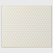 Papier Cadeau Points de polka perlés petits (Plat)