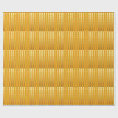 Papier Cadeau Points de satin - or et moutarde (Plat)