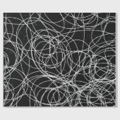 Papier Cadeau Points de scintillement Abstraits aléatoires (Plat)