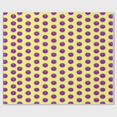 Papier Cadeau Points de verre violet (Plat)