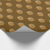 Papier Cadeau Points d'or de polka (Coin)