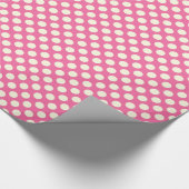 Papier Cadeau Points du milieu du siècle - couleurs agrumes, ros (Coin)