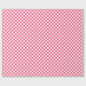Papier Cadeau Points du milieu du siècle - couleurs agrumes, ros (Plat)