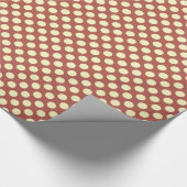 Papier Cadeau Points du milieu du siècle - Couleurs de la Terre, (Coin)