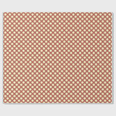 Papier Cadeau Points du milieu du siècle - Couleurs de la Terre, (Plat)