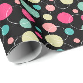 Papier Cadeau Points et cercles 150816 (Coin rond)