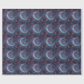 Papier Cadeau Points et tourbillons (Plat)