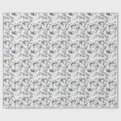 Papier Cadeau Points gris clair motif Abstrait tacheté (Plat)