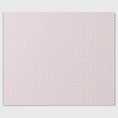 Papier Cadeau Points gris sur rose (Plat)