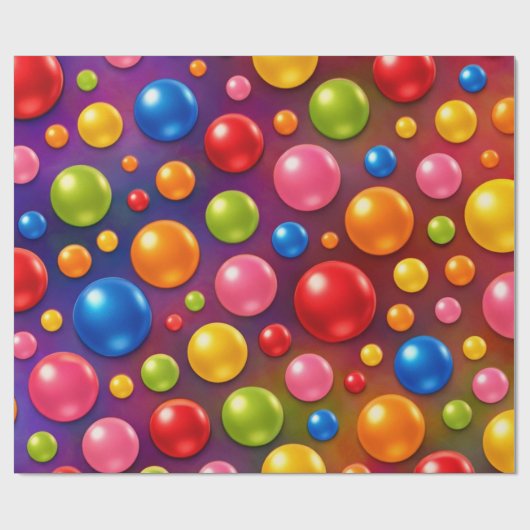 Papier Cadeau points groovy (Plat)